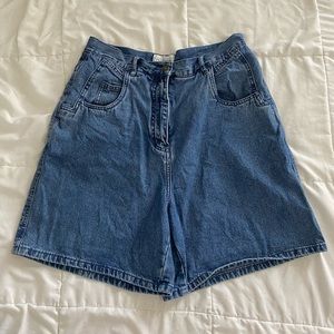 Vintage Christofer and Banks High Waisted Denim Shorts
